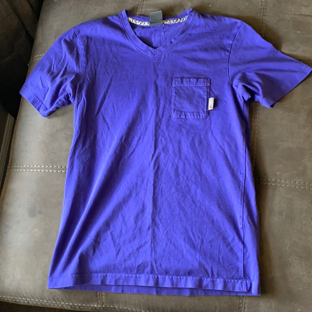 Jordan purple vneck T-shirt